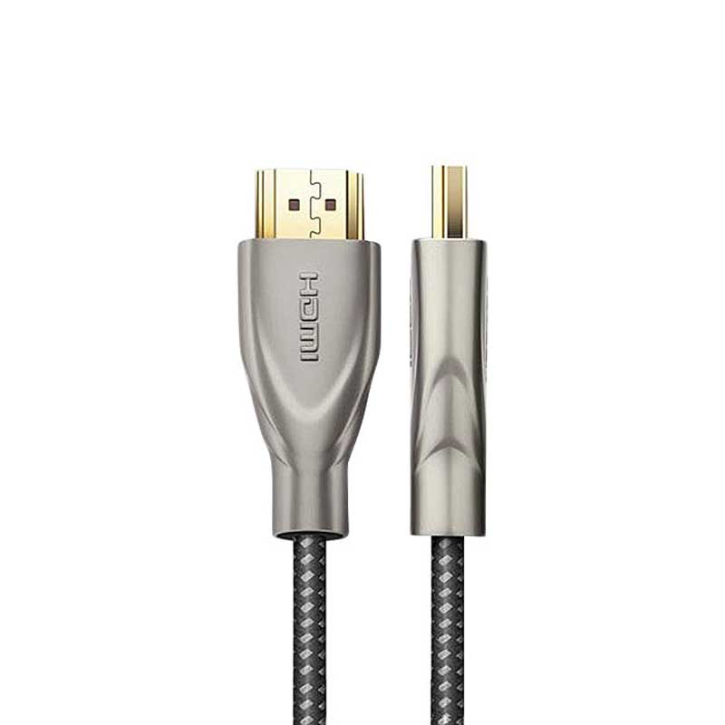 Ugreen 50107 Cáp hợp kim kẽm sợi carbon UGREEN HDMI 2.0 4K dài 1,5m (Gray) chính hãng