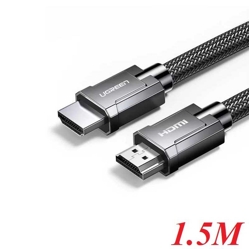 Ugreen 70323 Cáp hợp kim kẽm HDMI UGREEN M/M 1,5m độ phân giải  4K 60Hz chính hãng