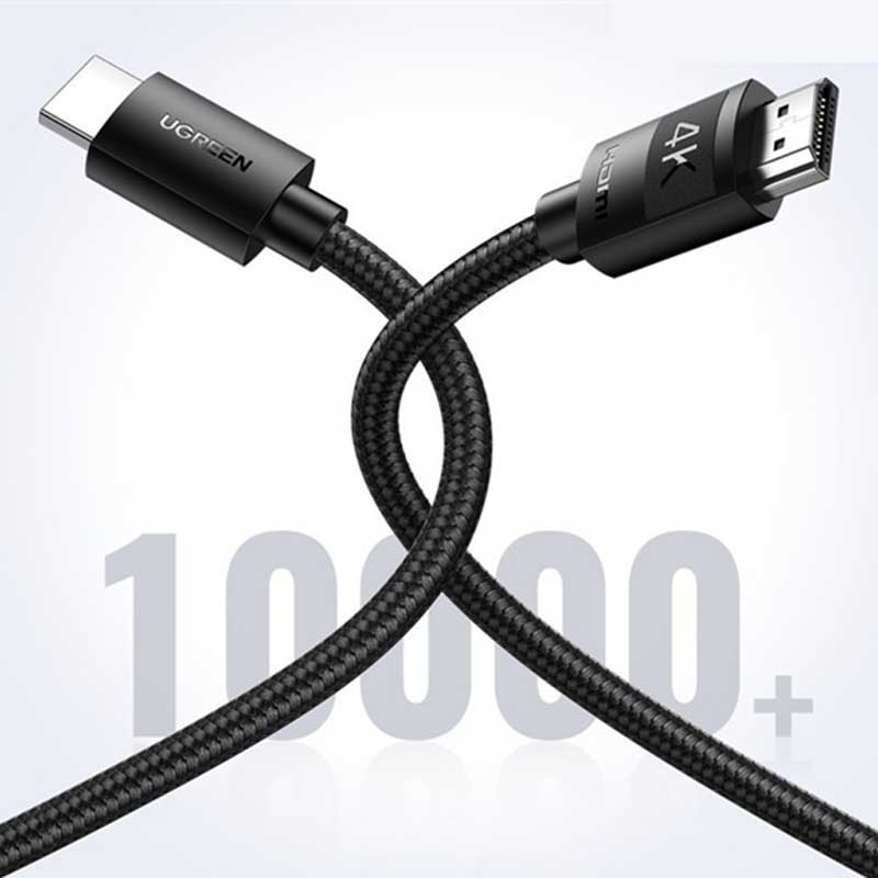 UGREEN - 40106, Dây Cáp HDMI 1.4 dài 20M bọc nylon 4K@30hz có IC khuếch đại