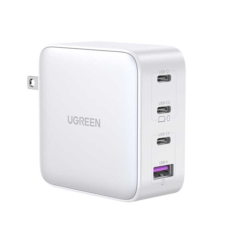 Ugreen 15336 Củ sạc nhanh 100W GaN Nexode 4 cổng,3 USB Type-C và 1 USB Type-A Hỗ trợ QC4+ chính hãng