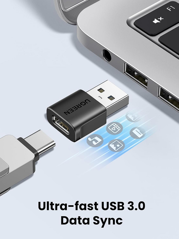 UGREEN 45275 Bộ 2 bộ chuyển đổi  USB-A  sang USB-C cao cấp