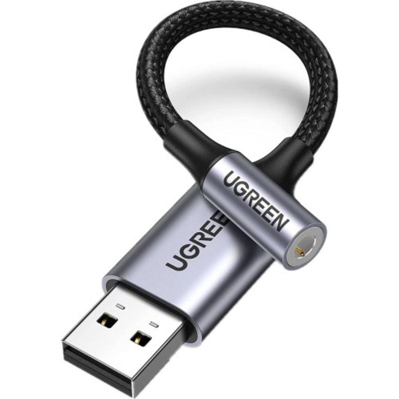 Bộ chuyển đổi USB 2.0 sang 3,5 mm Ugreen 30757 chính hãng