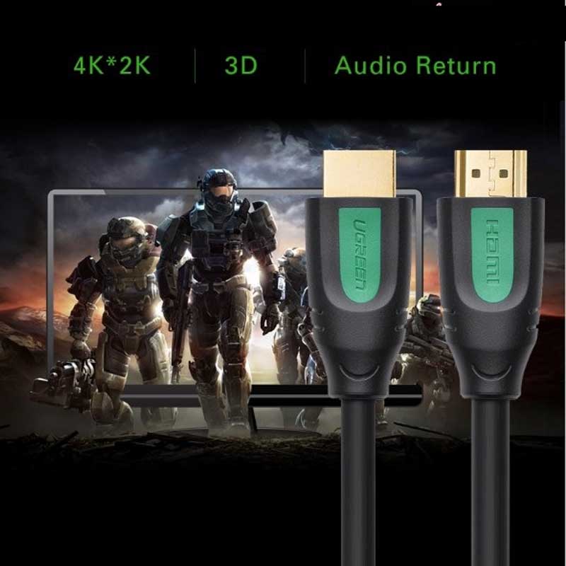 Ugreen 40461 Cáp HDMI 2.0 dài 1,5M hỗ trợ 4Kx2K chính hãng cao cấp