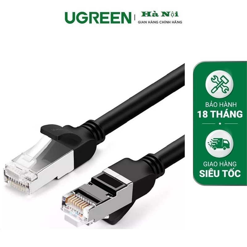 Ugreen 60817 Cáp mạng đúc sẵn Cat6e dài 1,5M đầu bấm kim loại cao cấp