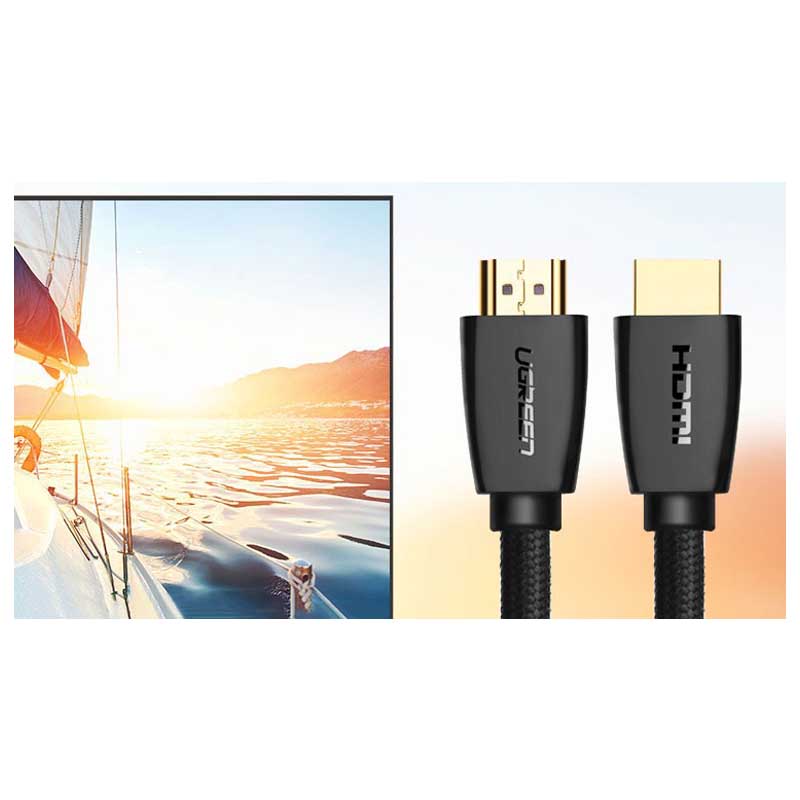 Ugreen 40409, Cáp HDMI 2.0 dài 1,5m chính hãng 4Kx2K cao cấp