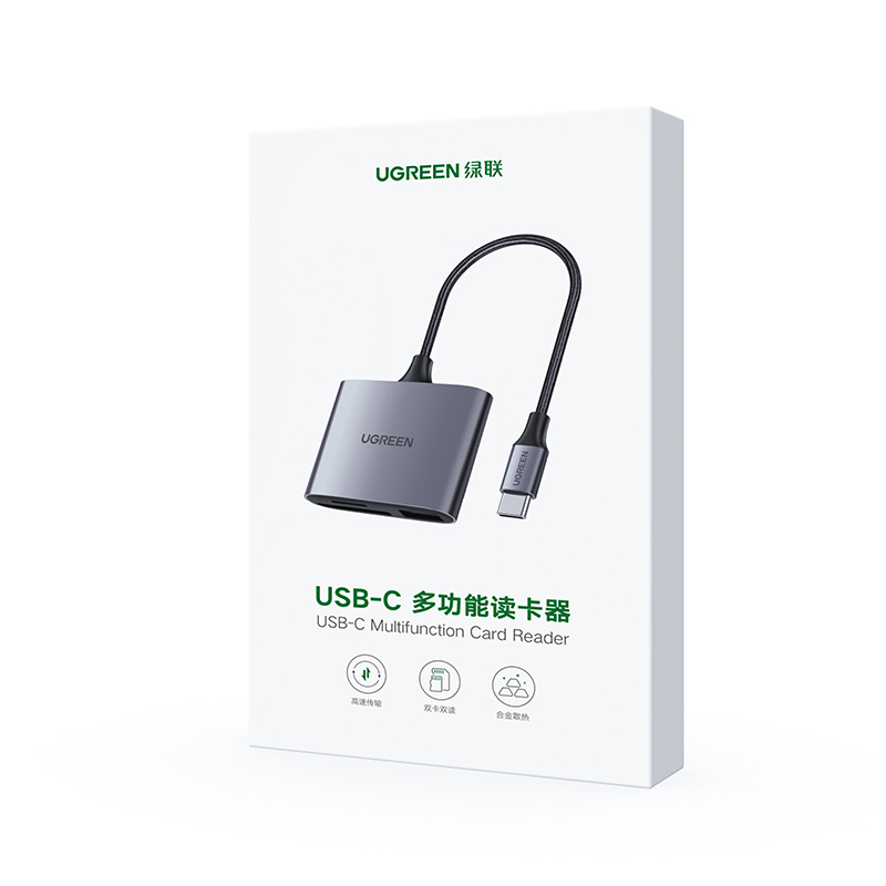 Ugreen 20119 - Đầu chuyển USB A 3.0 2 Đầu Âm Chính Hãng Cao Cấp