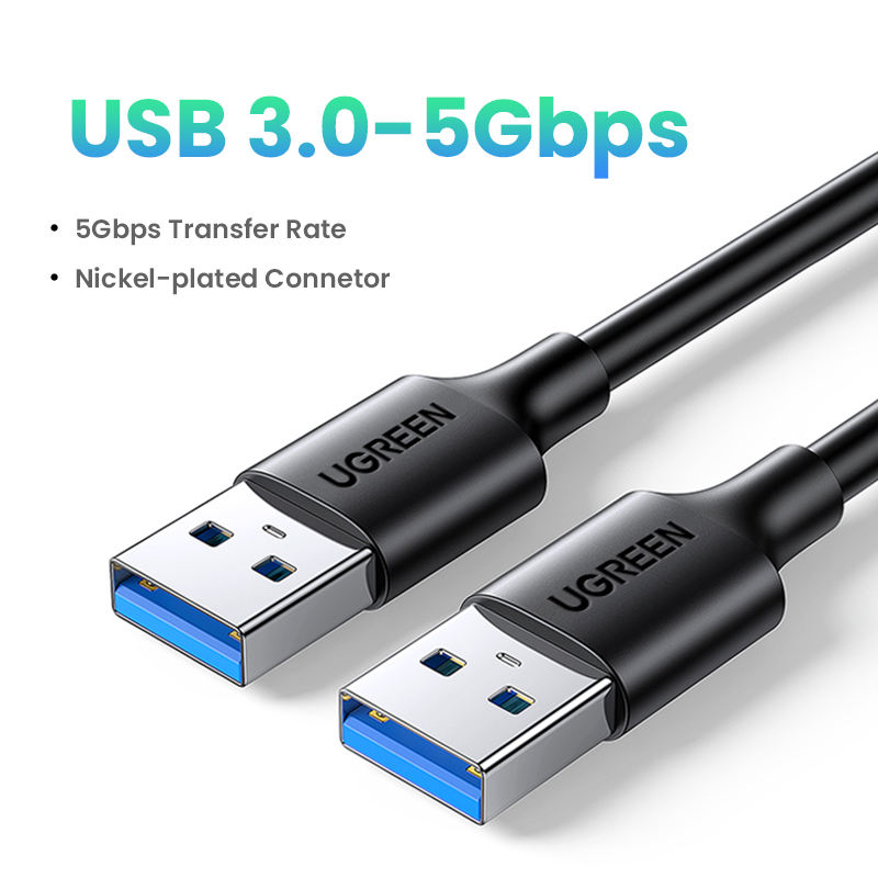 Dây - Cáp USB 3.0 nối hai đầu dương dương dài 1M chính hãng Ugreen 80790 cao cấp
