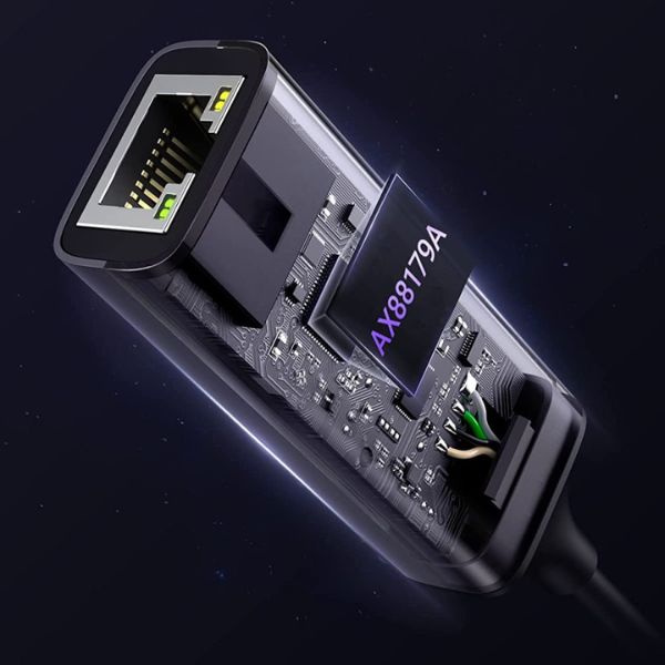 UGREEN 15633 Bộ chuyển đổi Ethernet USB-C sang 100Mbps Màu đen chính hãng