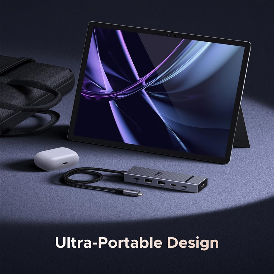 Bộ chia USB-C UGREEN 75775 Revodok 4K@60Hz,10Gbps, 2 cổng USB-A 3.2 + 2 cổng USB-C 3.2, 100W PD