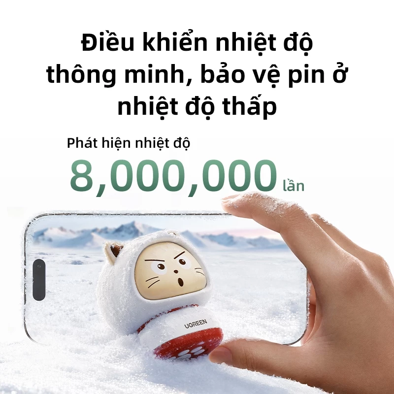 Bộ sạc UGREEN 45W Bộ sạc nhanh vui nhộn cho iPhone 17 16 15 Pro Max  Ugreen 45947/X640 cao cấp