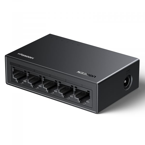 Bộ (Switch) chia mạng 5 cổng 10/100/1000Mbps Ugreen 35492EU cao cấp