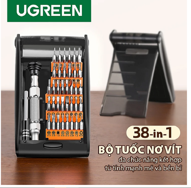 Bộ tuốc nơ vít hợp kim nhôm 38 trong 1 đa chức năng UGREEN CM372 80459