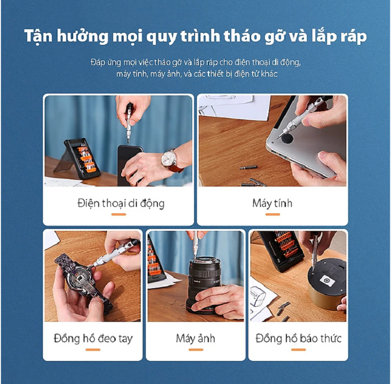 Bộ tuốc nơ vít hợp kim nhôm 38 trong 1 đa chức năng UGREEN CM372 80459