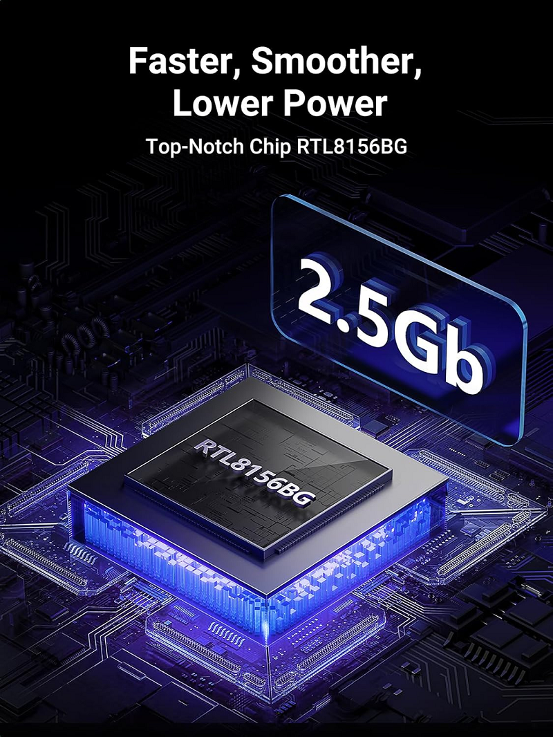 Cáp chuyển đổi USB-A 3.0 sang RJ45 100/1000  2.5 Ugreen 25051 cao cấp