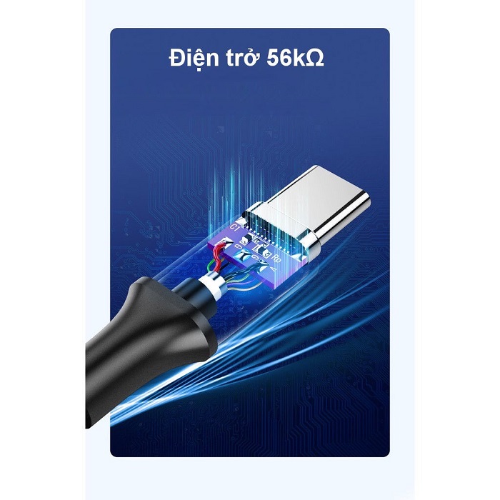 Cáp sạc và truyền dữ liệu tốc độ nhanh USB 3.0 sang USB type C, 3A dài 1M Ugreen US184 20882