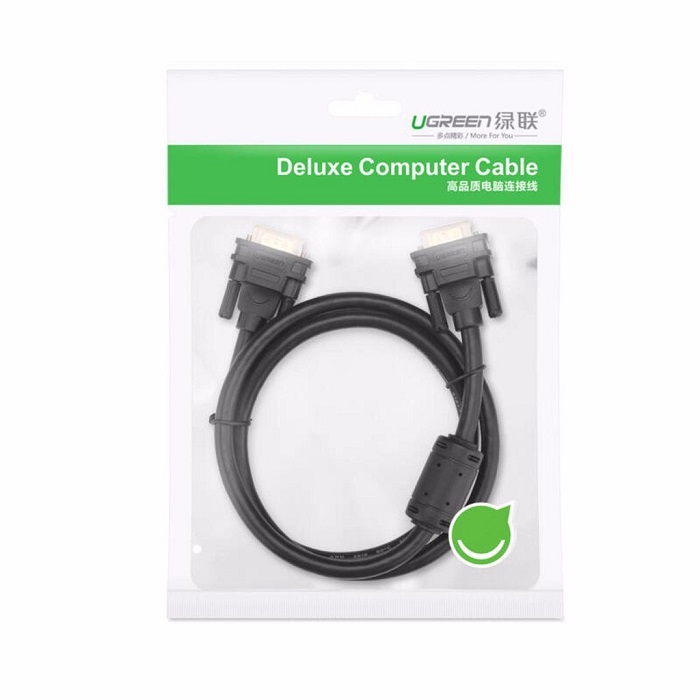 Cáp VGA 3+6C dài 1,5M cho Màn Hình, Máy Chiếu Chính Hãng Ugreen 11630 Cao Cấp