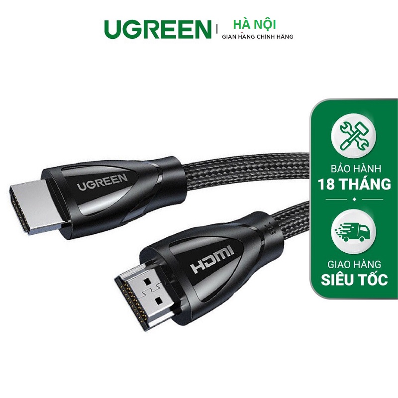 Dây, Cáp HDMI 2.1 dài 1.5M Ultra HD 8K @ 60Hz Ugre