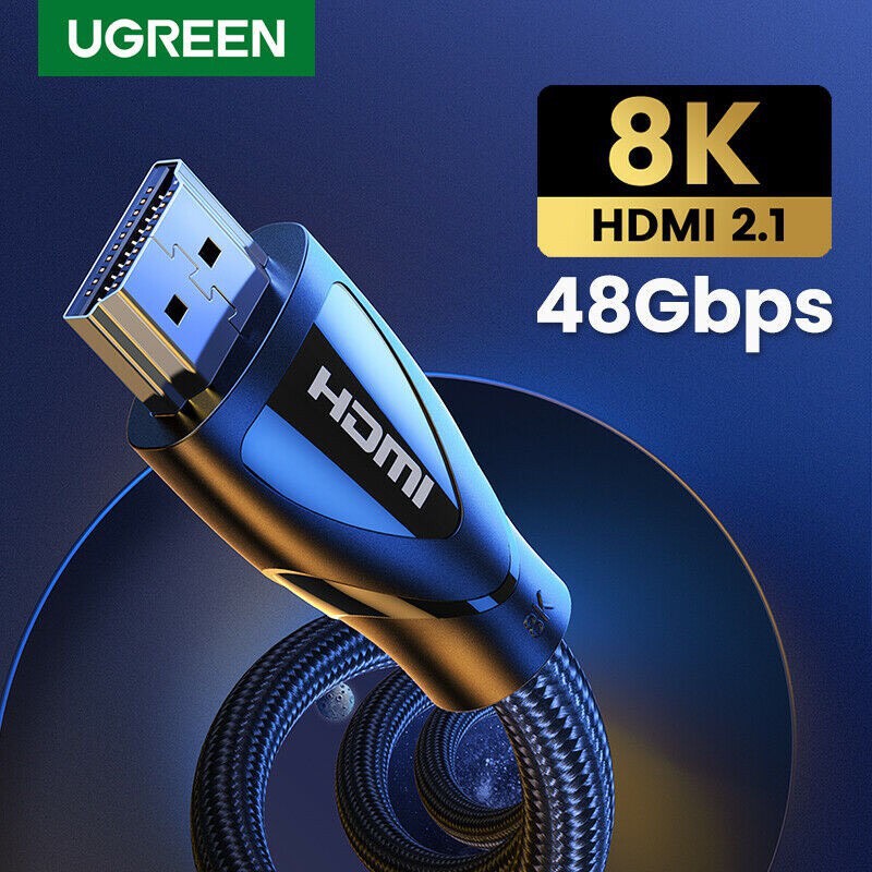 Dây, Cáp HDMI 2.1 dài 1M Ultra HD 8K @ 60Hz Ugreen