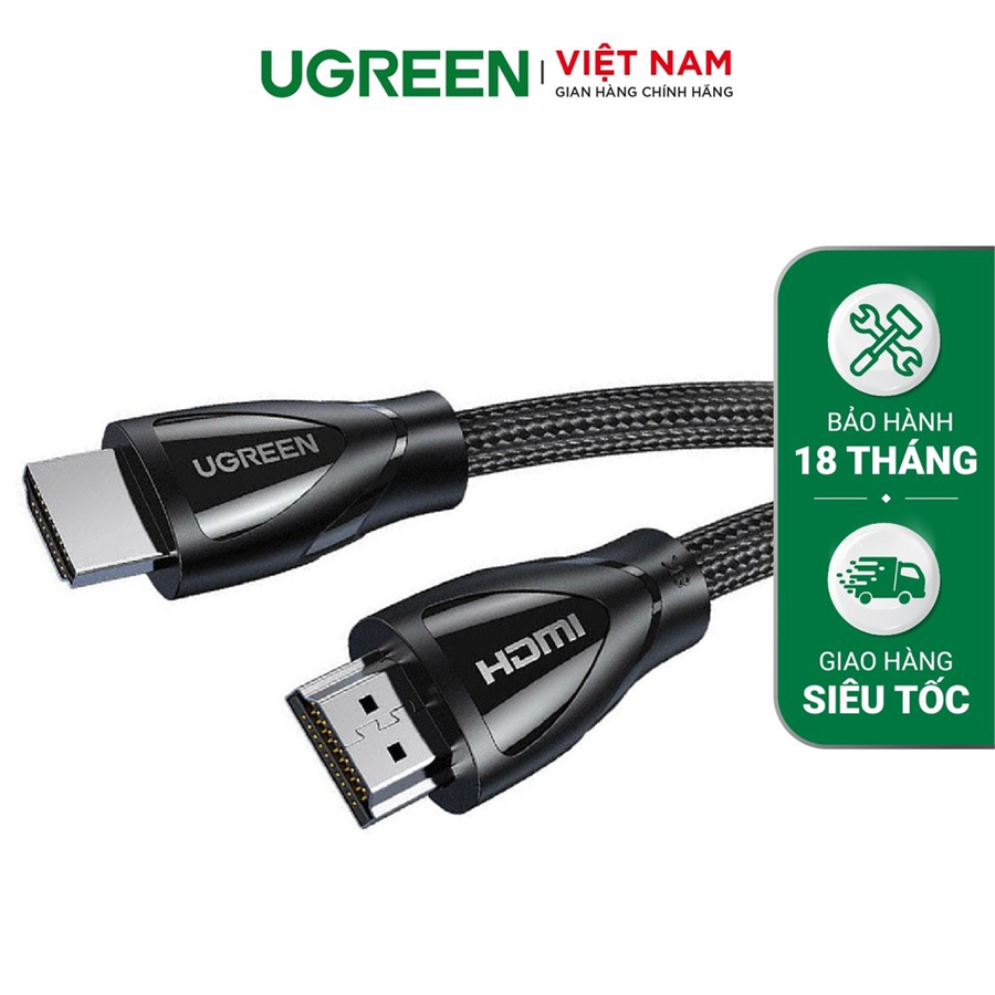 Dây, Cáp HDMI 2.1 dài 2M Ultra HD 8K @ 60Hz Ugreen