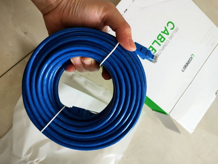 Dây, Cáp mạng 10M Cat6 đầu đúc Ugreen 11205 cao cấp