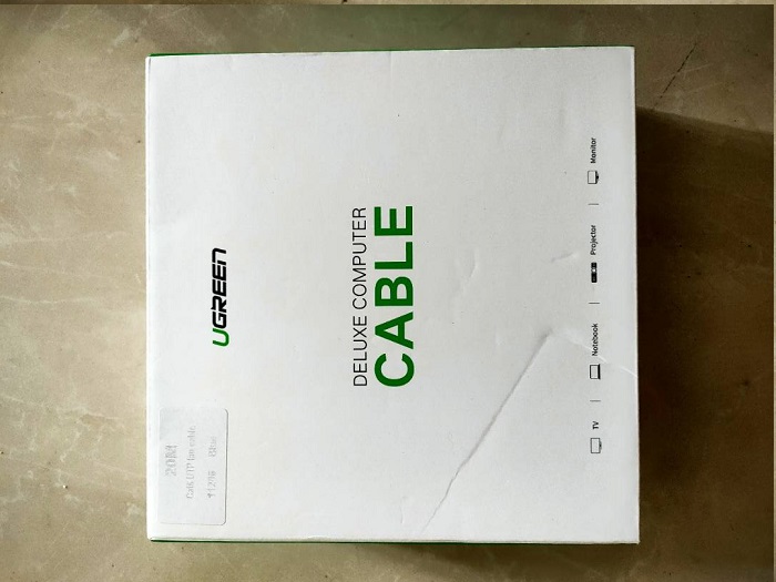 Dây, Cáp mạng 10M Cat6 đầu đúc Ugreen 11205 cao cấp