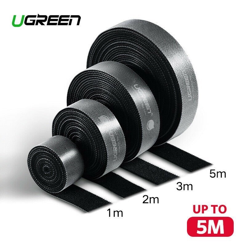 Dây dán Velcro rộng 15mm dài 2M Ugreen 60484 cao cấp