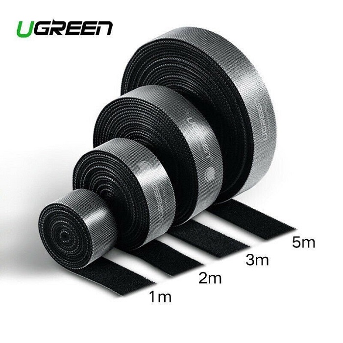 Dây dán Velcro rộng 20mm dài 5M Ugreen 40356 chính hãng