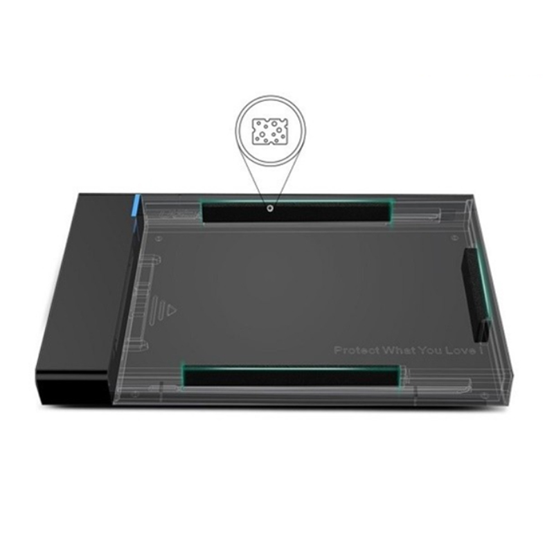 Hộp đựng ổ cứng 2,5 inch USB 3.0 chính hãng Ugreen 30847 Inch Hard Drive Box