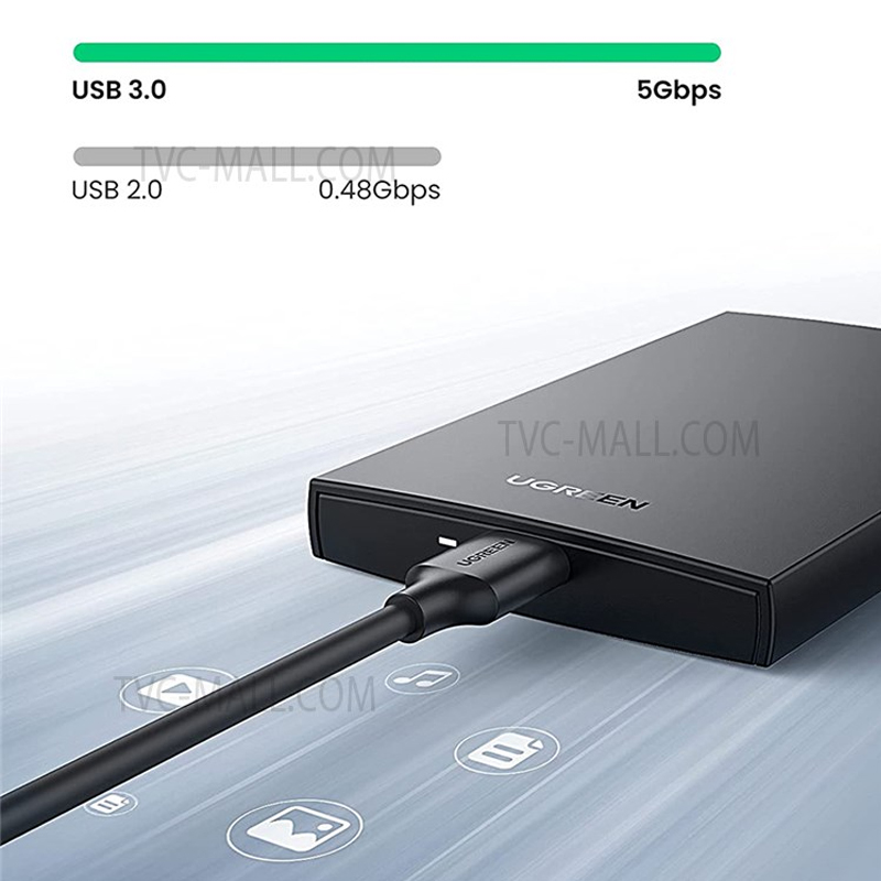 Hộp đựng ổ cứng Ugreen 60353 USB 3.0,HDD Box  2.5Inch