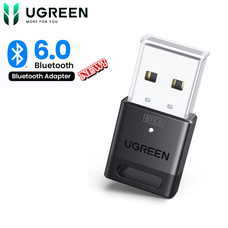 Thiết bị USB Bluetooth 6.0 Dongle EDR & BLE cho PC Ugreen 75073/CM748 cao cấp