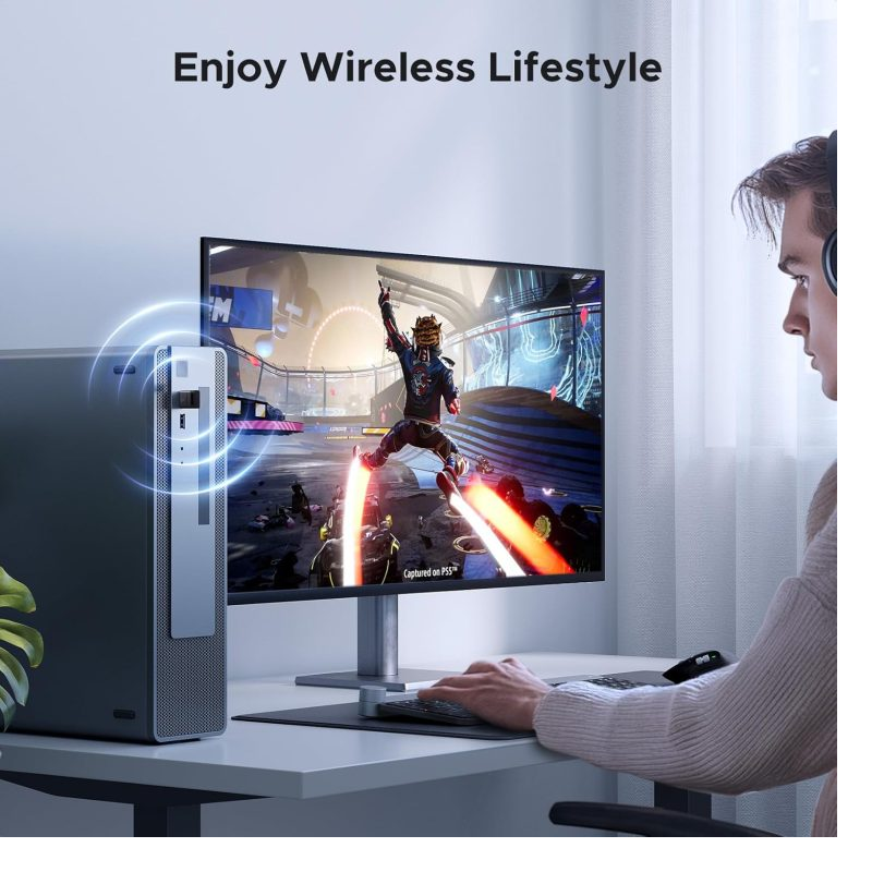 Thiết bị USB Bluetooth 6.0 Dongle EDR & BLE cho PC Ugreen 75073/CM748 cao cấp