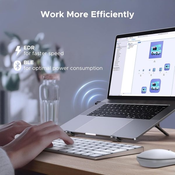 Thiết bị USB Bluetooth 6.0 Dongle EDR & BLE cho PC Ugreen 75073/CM748 cao cấp