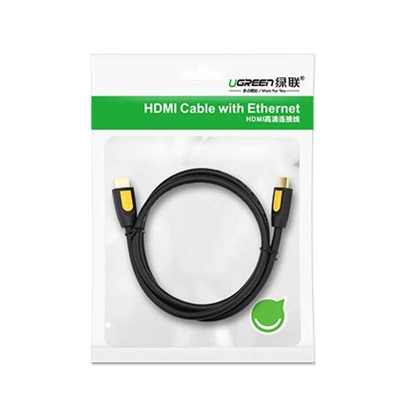 Ugreen 10151 Cáp HDMI Tròn UGREEN 0.75m (Vàng/Đen) chính hãng