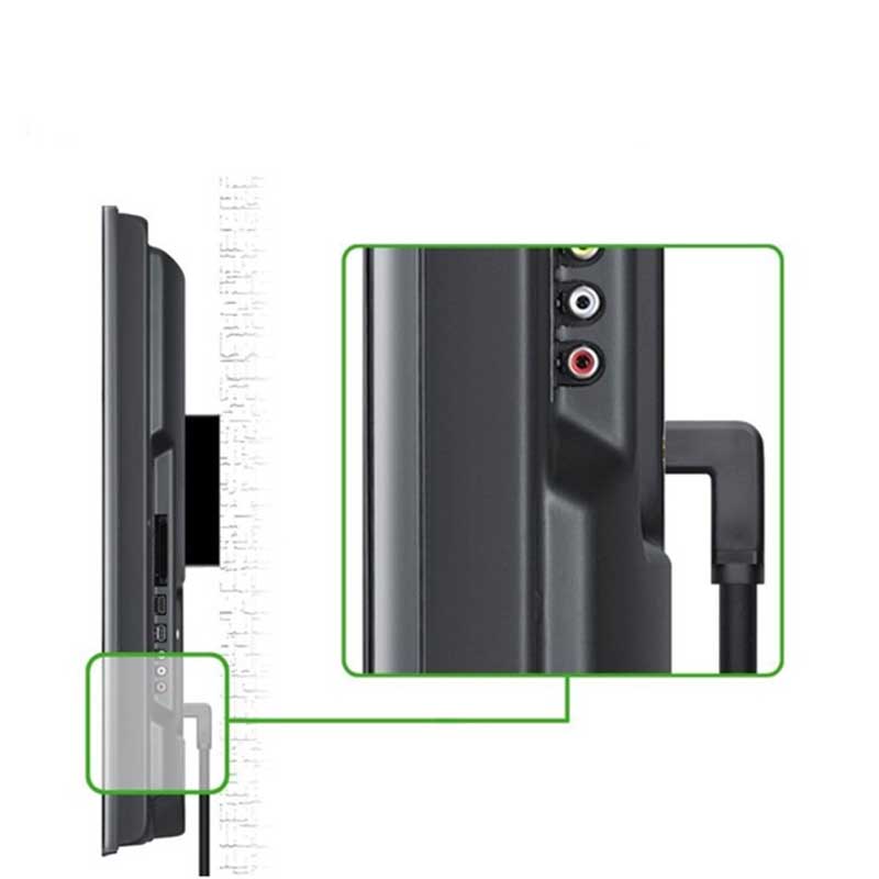Ugreen 10172 Cáp HDMI dài 1m đầu bẻ góc vuông chính hãng cao cấp