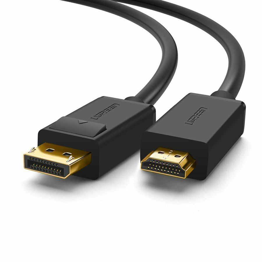 Ugreen 10204, Cáp Displayport 1.2 to HDMI 4Kx2K Cao Cấp Dài 5M Cao Cấp