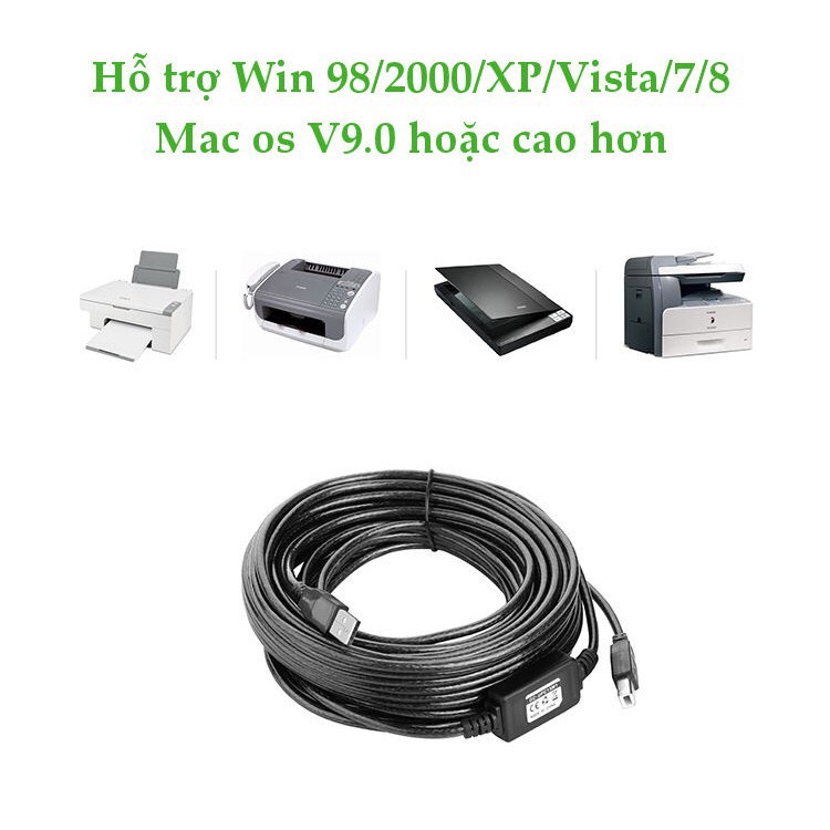 Ugreen 10374, Dây cáp USB máy in 10M Ugreen 10374 