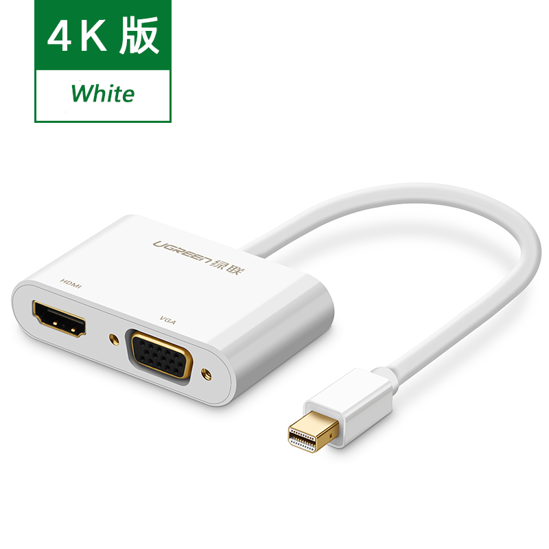 Ugreen 10427, Cáp chuyển đổi Mini Displayport to HDMI và VGA Cao Cấp