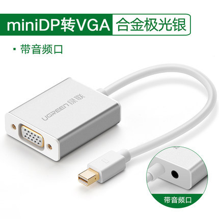 Ugreen 10437, Cáp Mini displayport to VGA + Audio Cao Cấp Chính Hãng