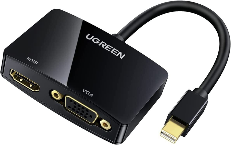 Ugreen 10439, Cáp chuyển đổi Mini Displayport to HDMI và VGA Cao Cấp