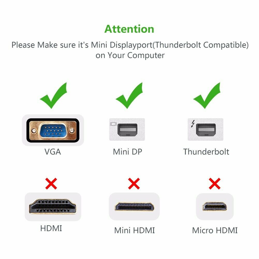 Ugreen 10459, Cáp chuyển đổi Mini Displayport to VGA Cao Cấp Chính Hãng