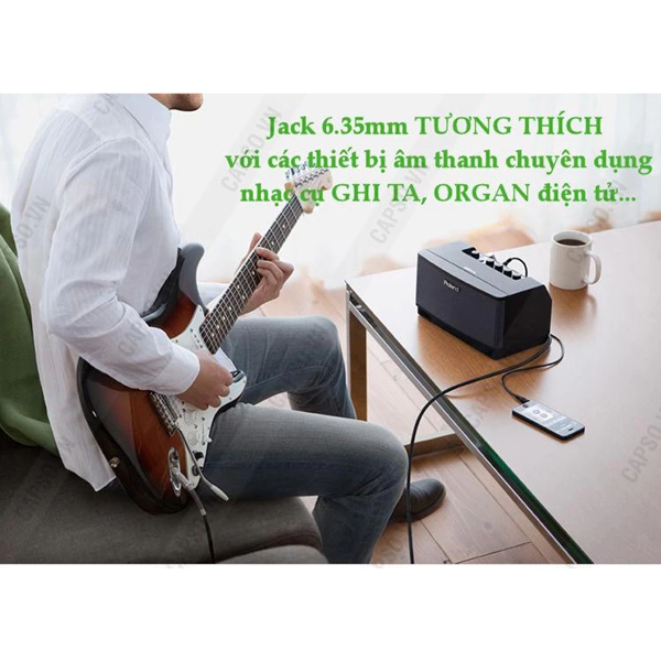 Ugreen 10625 Cáp âm thanh nổi TRS 3,5mm đến 6,35mm dài 1m màu xám