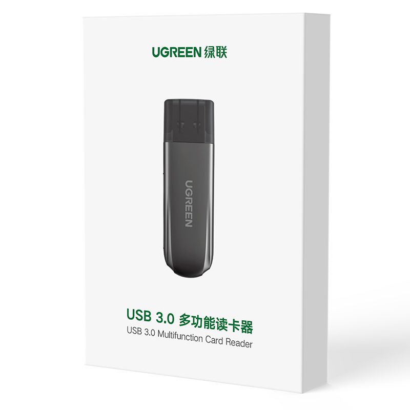 Ugreen 10911,Đầu đọc thẻ USB 2.0 hỗ trợ thẻ SD/TF Cao Cấp