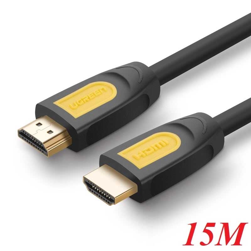 Ugreen 11106 Cáp HDMI Tròn UGREEN 15m (Vàng/Đen) chính hãng