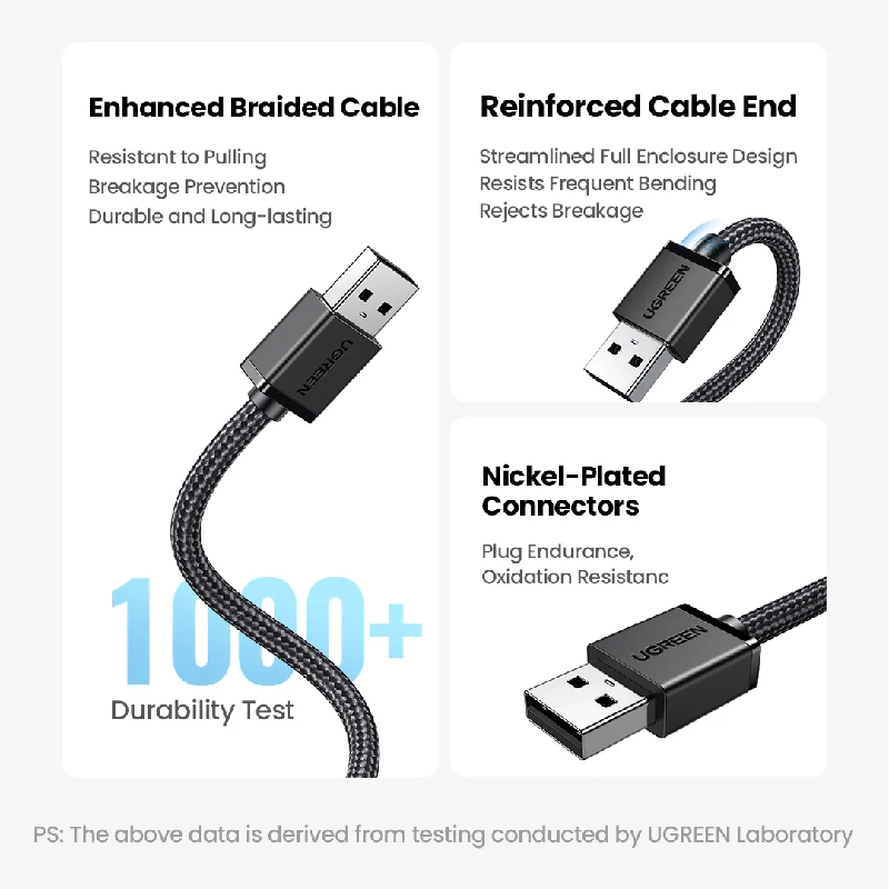 UGREEN 15632 Bộ chuyển đổi Ethernet USB-A 2.0 sang 100Mbps Màu đen chính hãng