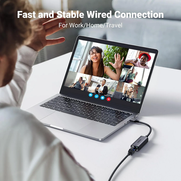Ugreen 15736  Cáp chuyển USB 3.0 to Lan 1000 Mbps cao cấp