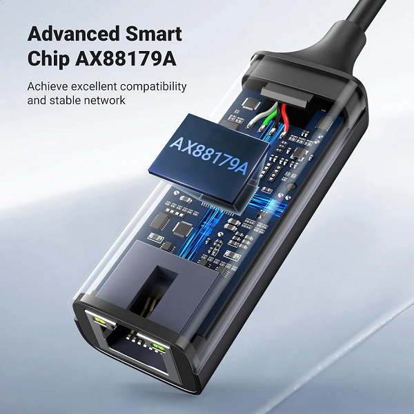 Ugreen 15736  Cáp chuyển USB 3.0 to Lan 1000 Mbps cao cấp