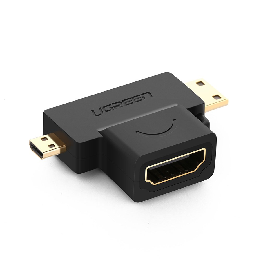 Ugreen 20144, Đầu chuyển đổi HDMI sang Mini HDMI/ Micro HDMI Cao Cấp