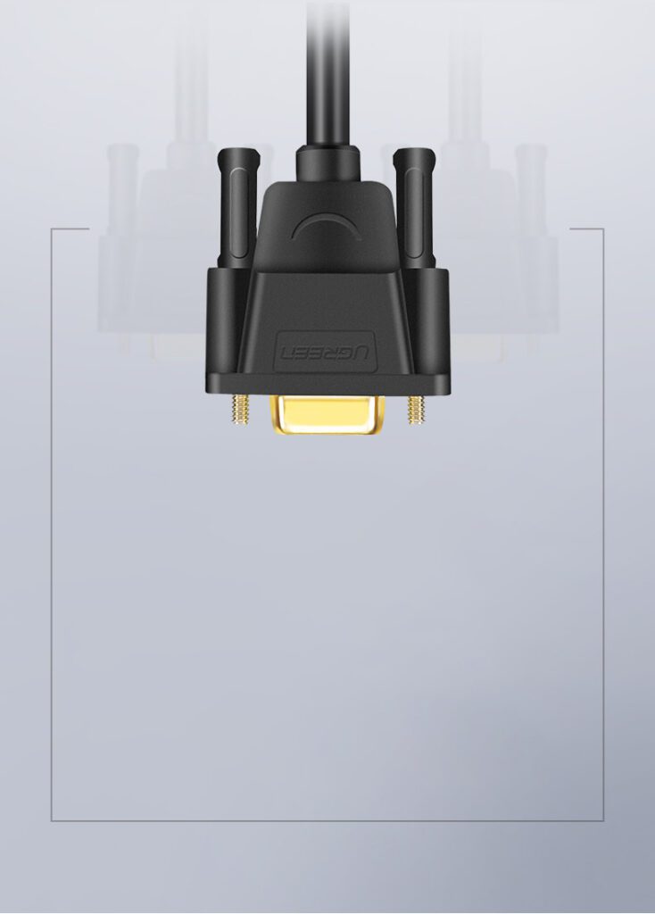 Ugreen 20148 Cáp cổng Com Rs232 9 chân dương sang Com 9 chân âm (9M/9F) dài 5m chính hãng cao cấp