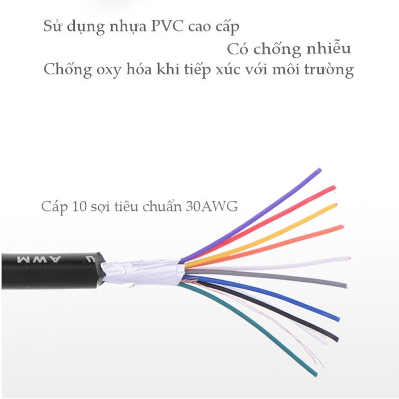 Ugreen 20153 Cáp cổng COM UGREEN DB9 RS232 Adapter Male to Male Cable 1.5m (Đen)