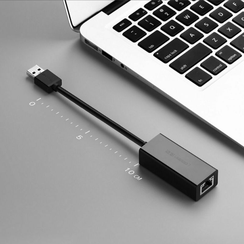 UGREEN 20256 Cáp chuyển USB 3.0 to Lan hỗ trợ 10/100/1000 Mbps chính hãng